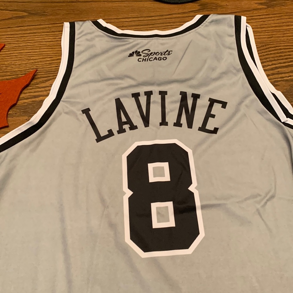 Chicago Bulls L Zach Lavine Sox Basketball Jersey